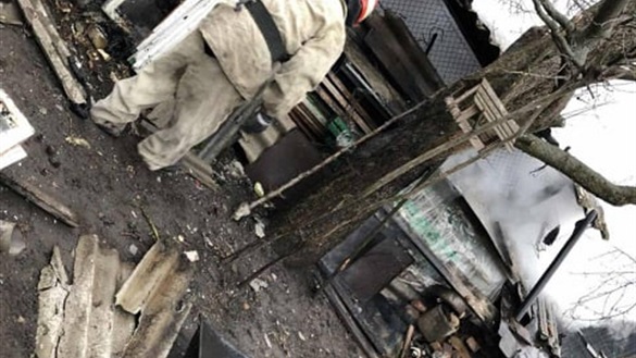 Пенсіонерка на Черкащині випадково спалила собі сарай
