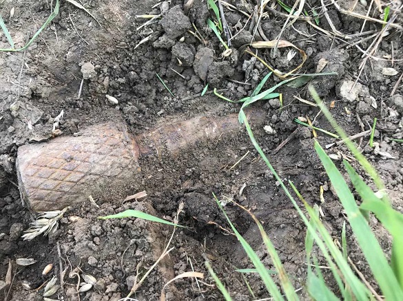 Сапери на Черкащині знищили гранату часів війни
