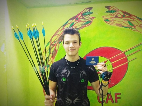 Студент черкаського вишу став переможцем всеукраїнського турніру зі стрільби з лука (ФОТО)