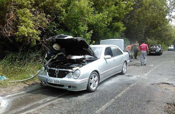 Два загорання автомобілей сталося на Черкащині (ФОТО)