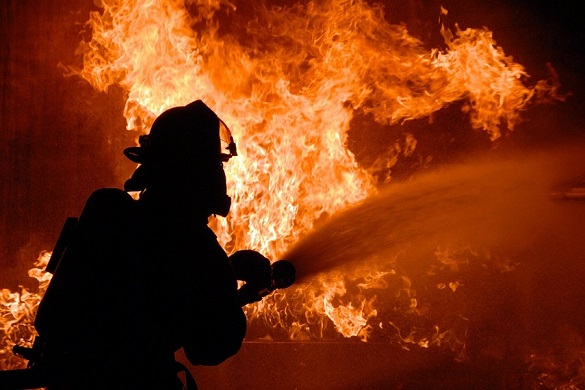 У Черкаській області сталася пожежа на фермі (ВІДЕО)