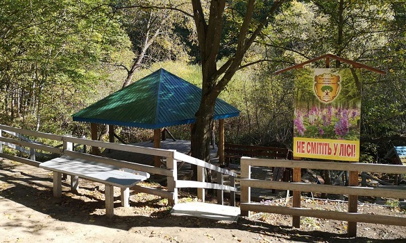 На Черкащині створили зону відпочинку біля лісового джерела в урочищі 