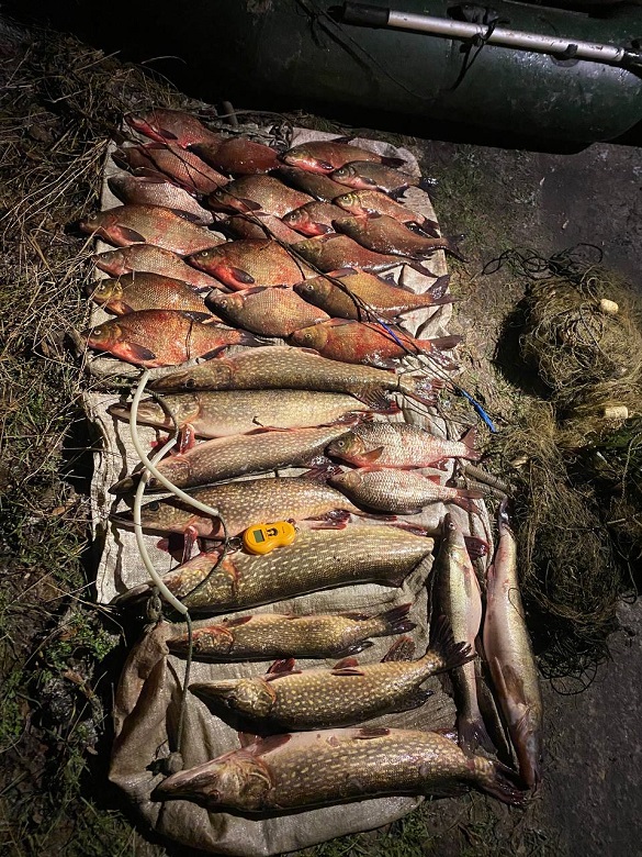 Браконьєри на Черкащині виловили 40 кілограмів риби (ФОТО)