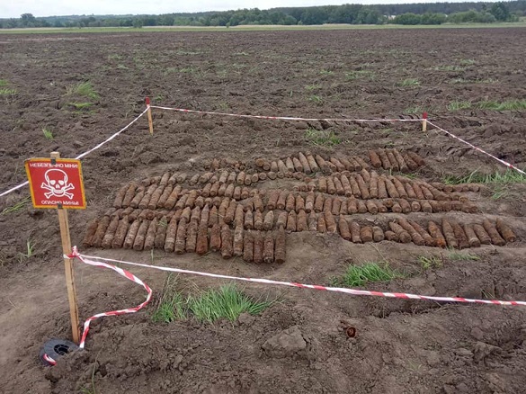 Понад 220 вибухових предметів часів Другої світової війни знайшли на Черкащині