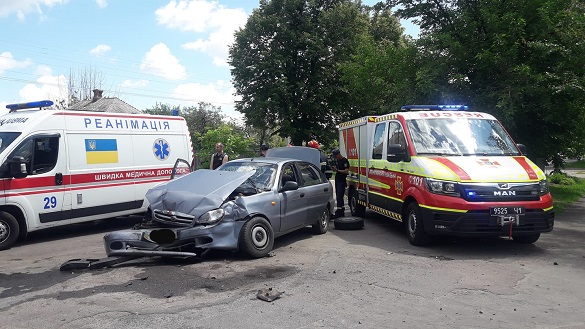 На Черкащині сталася ДТП: четверо осіб отримали травми