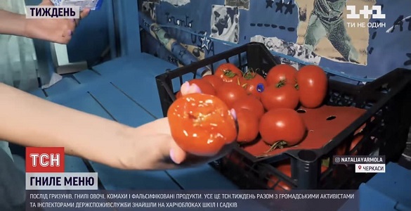 Гнилі овочі та почавлені помідори: у Черкасах перевірили харчоблоки шкіл та садочків