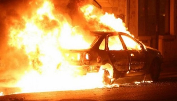 У Черкаській області загорівся автомобіль