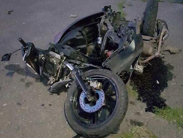 У Черкасах сталася аварія: постраждав мотоцикліст