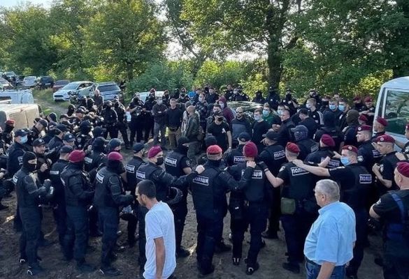 У поліції пояснили, чому сталася бійка під час приїзду Зеленського на Черкащину