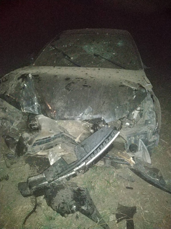 На Черкащині автомобіль злетів у кювет: двоє постраждало