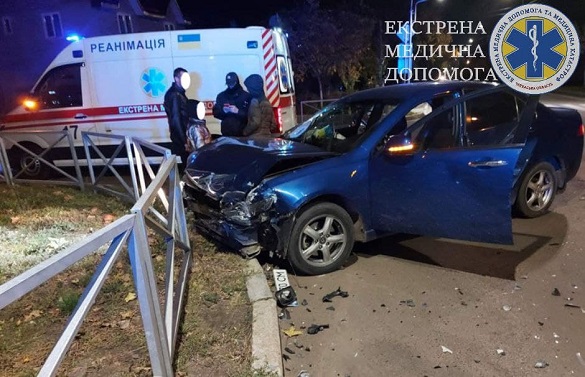 У Черкасах зіштовхнулися два автомобілі: є постраждалий (ФОТО)