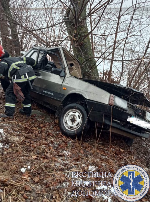 У Черкаській області сталася смертельна ДТП: водій врізався в дерево