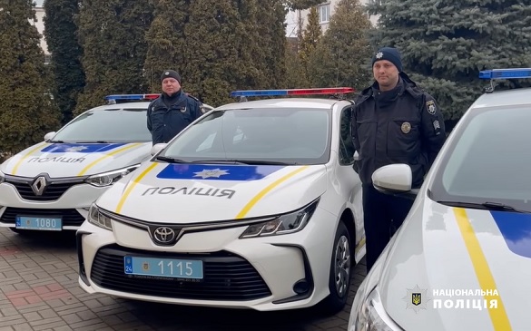 Правоохоронці Черкащини отримали нові службові автомобілі