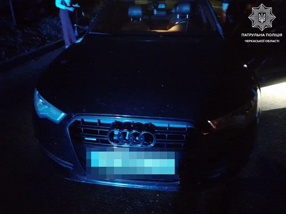 На Черкащині п'яний водій Audi порушував комендантську годину