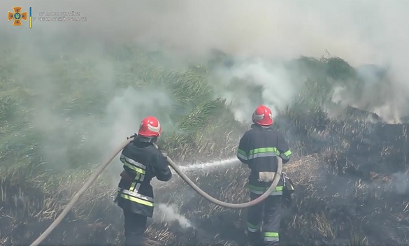 Рятувальники Черкащини ліквідували дві пожежі (ВІДЕО)