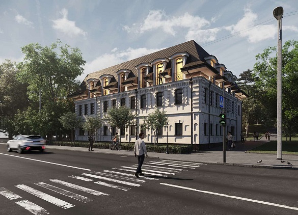 Оновлений макет історичного будинку з грифонами показали в Черкасах (ФОТО)