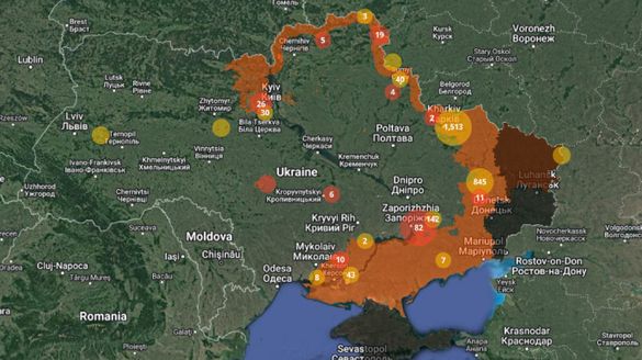 В Україні створили мапу замінованих територій