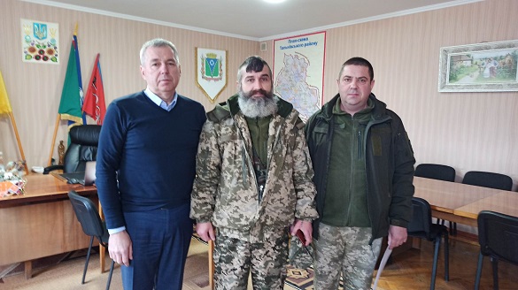 Військового з Черкащини нагородили відзнакою Міністерства оборони України 