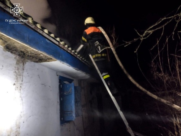 Під час пожежі житлового будинку на Черкащині загинув господар