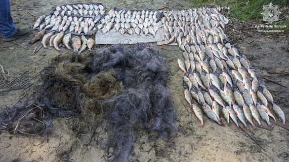На Черкащині браконьєр наловив риби майже на півмільйона