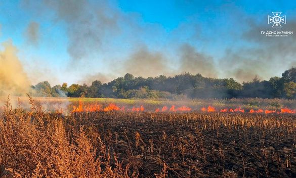 На Черкащині сталася пожежа: є постраждалий