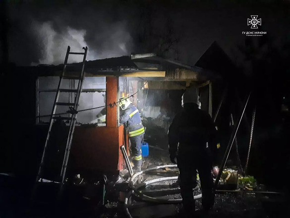 На Черкащині сталося три пожежі