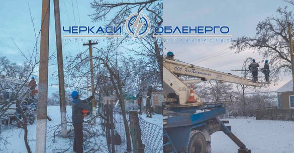 Енергетики Черкащини долучились до відновлення енергомереж, які постраждали від негоди на Миколаївщині