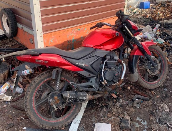 У Черкасах виявили мотоцикл, що перебував у розшуку