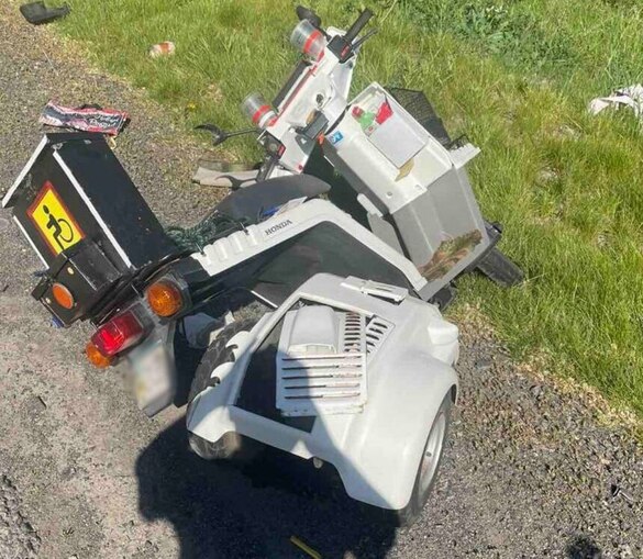 На Уманщині сталася аварія між джипом та скутером: один із водіїв потрапив до реанімації