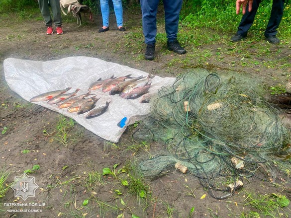 На Черкащині чоловік наловив риби на майже 30 тисяч