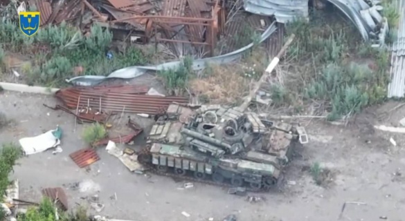 Захисники з Черкащини знищили російський танк (ВІДЕО)
