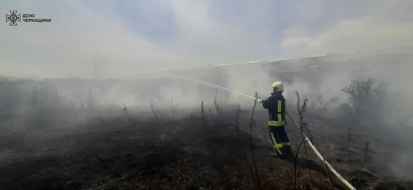 Упродовж доби на Черкащині сталося 6 пожеж