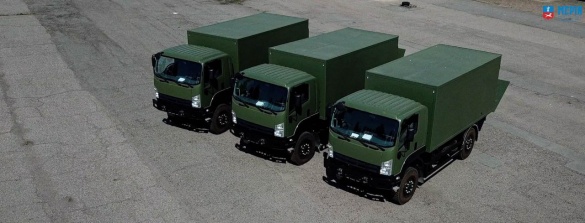 Черкаським захисникам передали три вантажівки 
