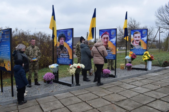 У двох селах Уманщини відкрили Алеї слави