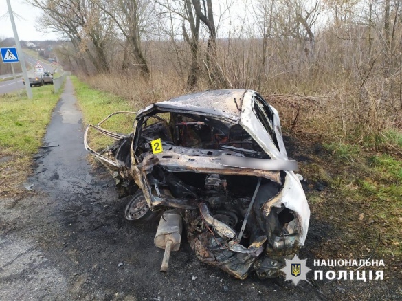 На Звенигородщині зіштовхнулися та загорілися два автомобілі 