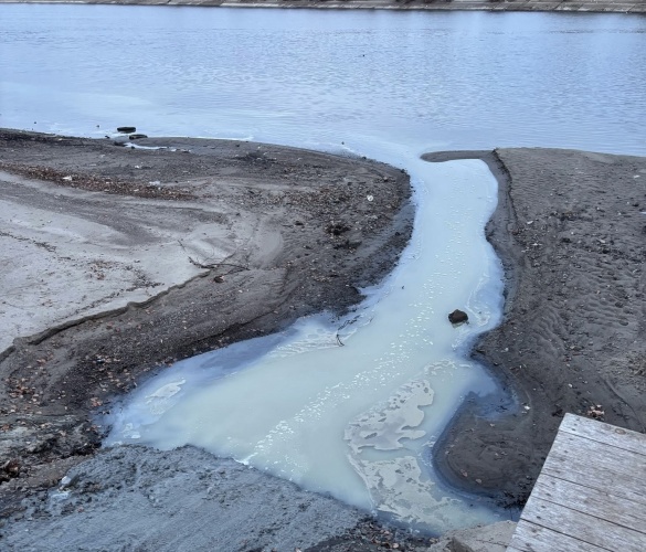 У Черкасах виявили забруднення Кременчуцького водосховища невідомою речовиною 