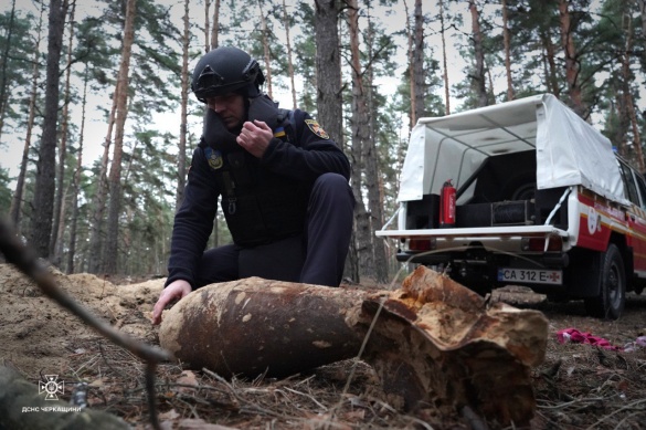 На Черкащині знайшли авіабомбу часів Другої світової війни 