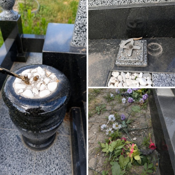 Розбиті пам'ятники та розкидані квіти: у громаді на Черкащині зафіксували вандалізм на кладовищі
