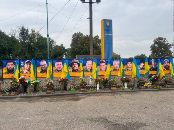 У селі на Черкащині відкрили Алею Героїв